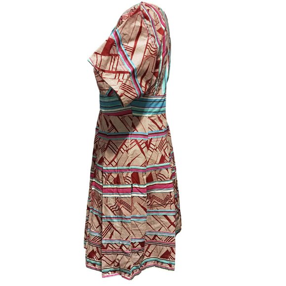 Woodin West African Wax Print Dress - NWT - Picture 4 of 7